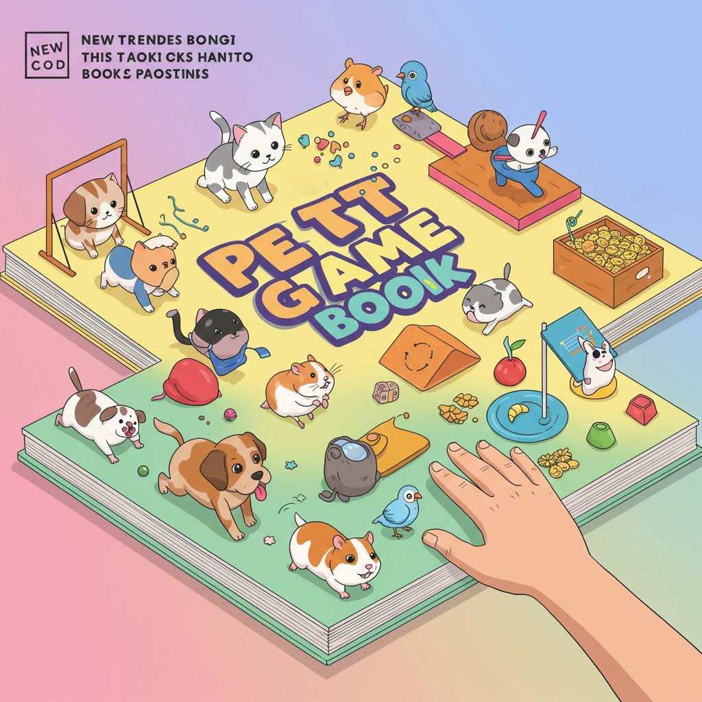 반려동물 캐릭터들이 등장하는 게임북 구성이 슬롯생강 온라인 커뮤니티의 학습 자료로 활용되는 과정