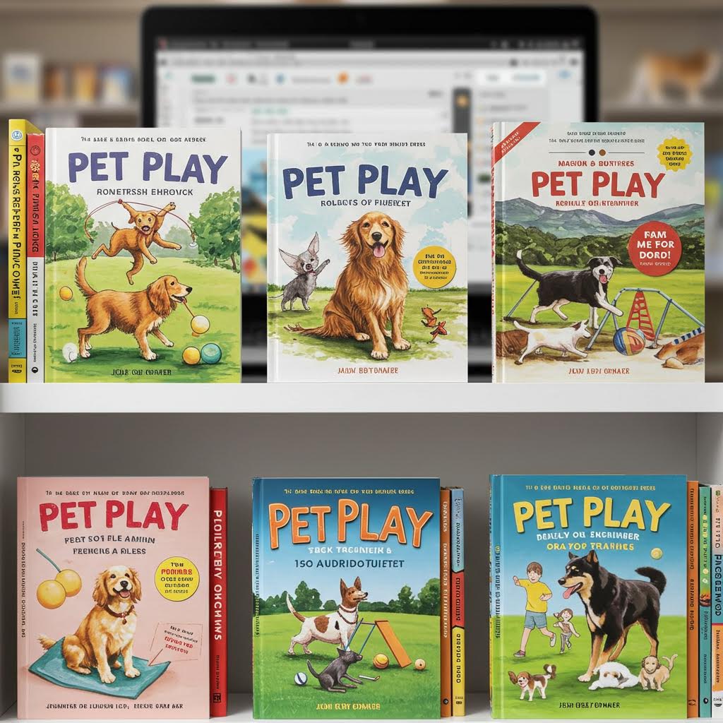 놀이와 훈련을 주제로 한 책들의 배열이 슬롯생강의 구조적 흐름을 떠올리게 하는 순간