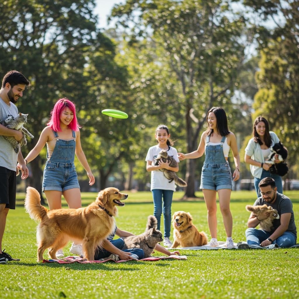 가족과 반려동물이 함께 참여하는 야외 활동 풍경이 슬롯생강 플랫폼의 생활 밀착형 교육 콘텐츠로 확장되는 사례