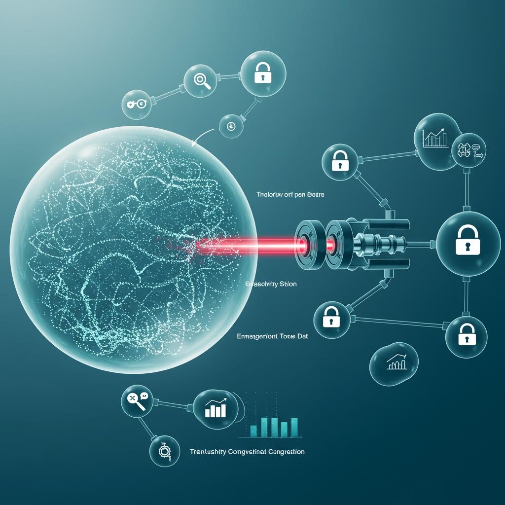 온카스터디 블록체인 보안 시스템 - 글로벌 데이터 보호와 분산형 암호화 네트워크 인프라 다이어그램